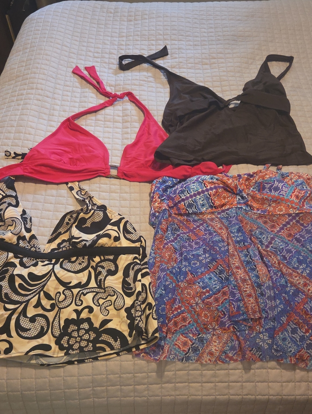 Set Of 4 Swim Tops - XL to 1X